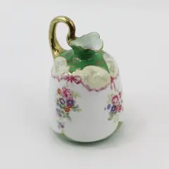 Vintage Royal Bayreuth Floral Porcelain Ewer Pitcher 5.5 Inch