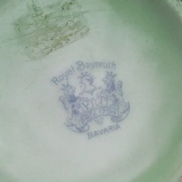 Vintage Royal Bayreuth Floral Porcelain Ewer Pitcher 5.5 Inch