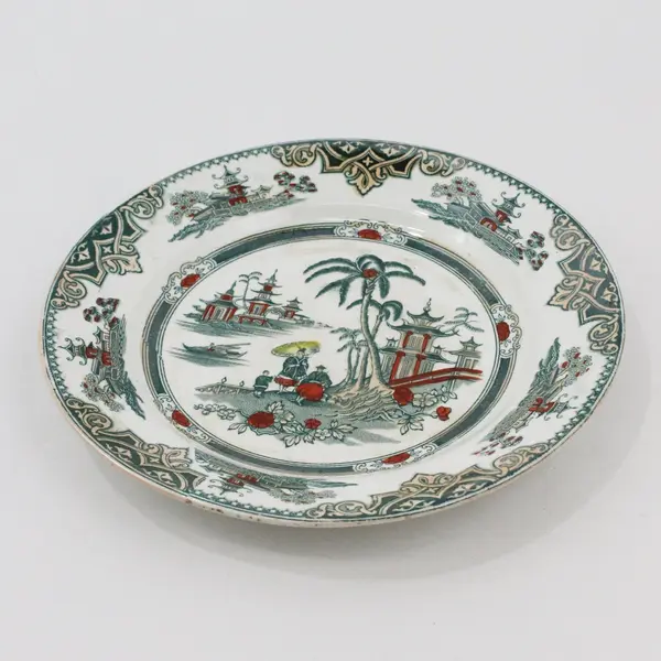 Antique Petrus Regout & Co Honc Plate 8" Ceramic