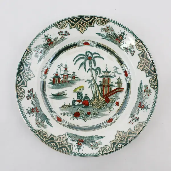 Antique Petrus Regout & Co Honc Plate 8" Ceramic