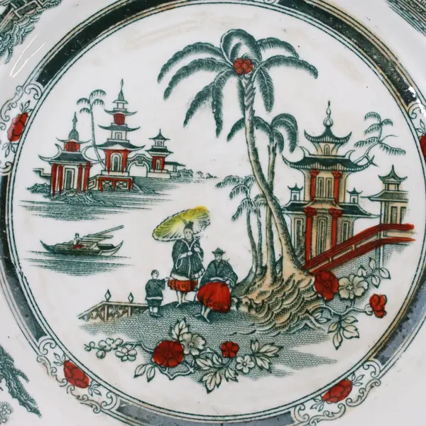 Antique Petrus Regout & Co Honc Plate 8" Ceramic