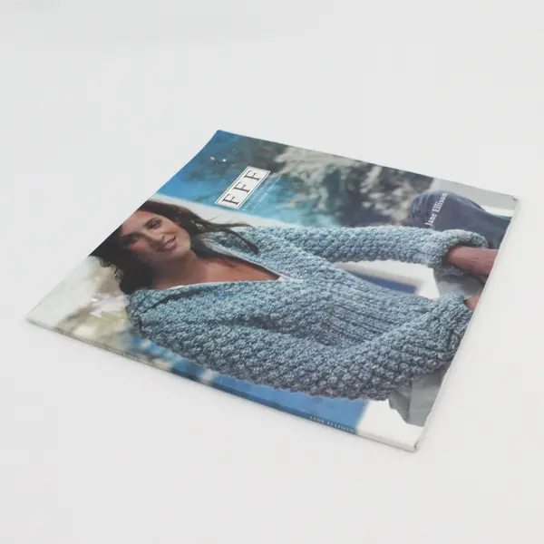 2005 FFF Knitting Book 2 Jane Ellison 20 Designs Sweaters Scarves Bags Pillows
