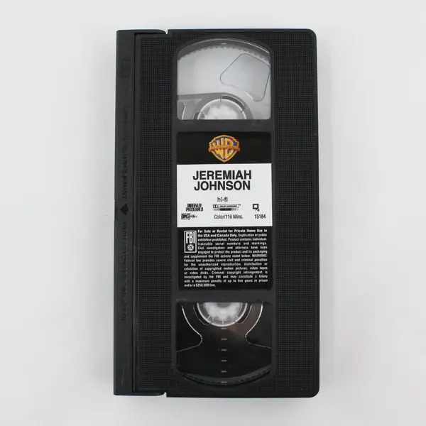 Jeremiah Johnson VHS Tape 1997, #15184 Robert Redford 