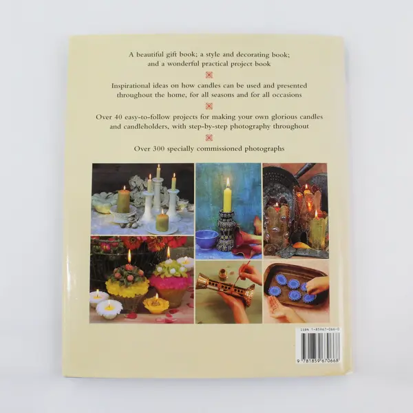 The New Candle Book Gloria Nicol 1996 Displaying Using Making Candles