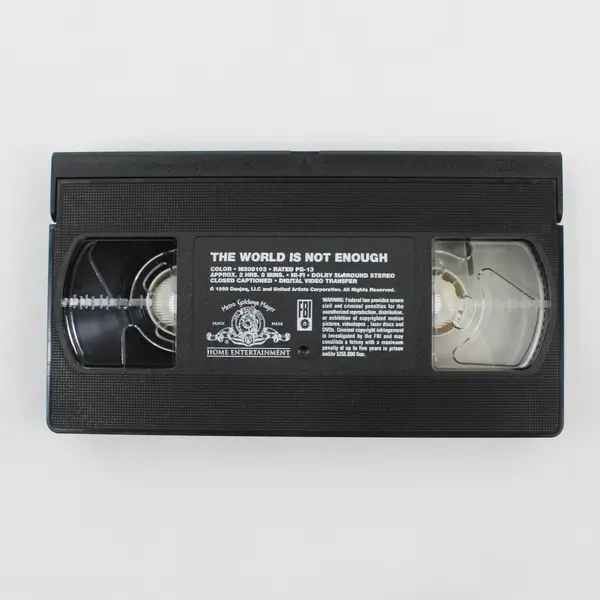 The World Is Not Enough James Bond VHS Tape 1999, #208103