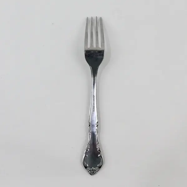 Estia Flatware Cascade Pattern Stainless Youth Fork Engraved Elephant 6" Good