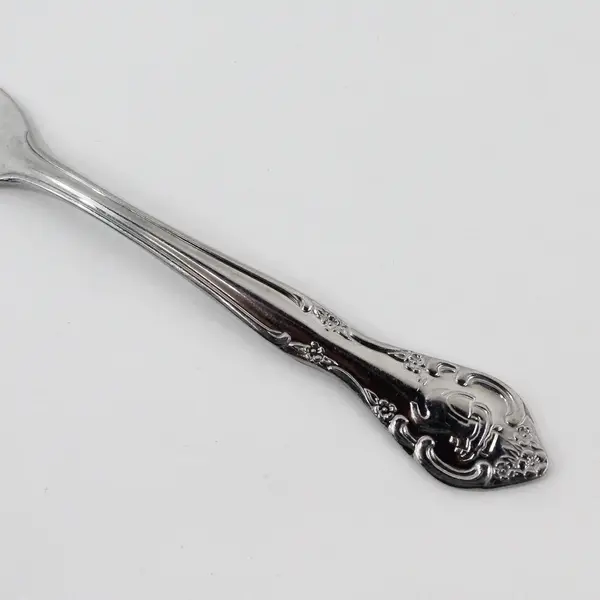 Estia Flatware Cascade Pattern Stainless Youth Fork Engraved Elephant 6" Good