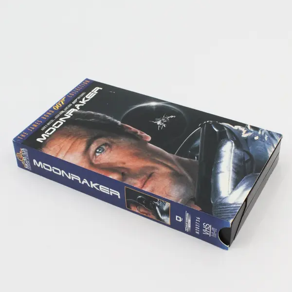 "Moonraker" James Bond VHS Tape, 1979 #M202736 