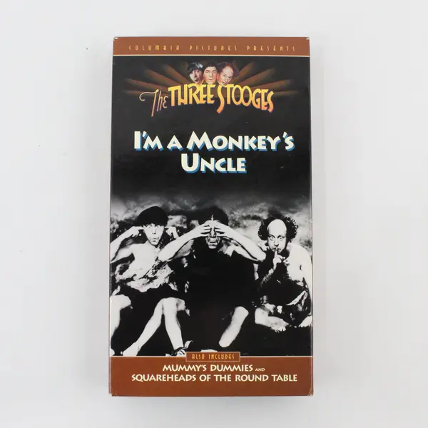 Three Stooges I'm a Monkey's Uncle VHS 1993 B&W Columbia
