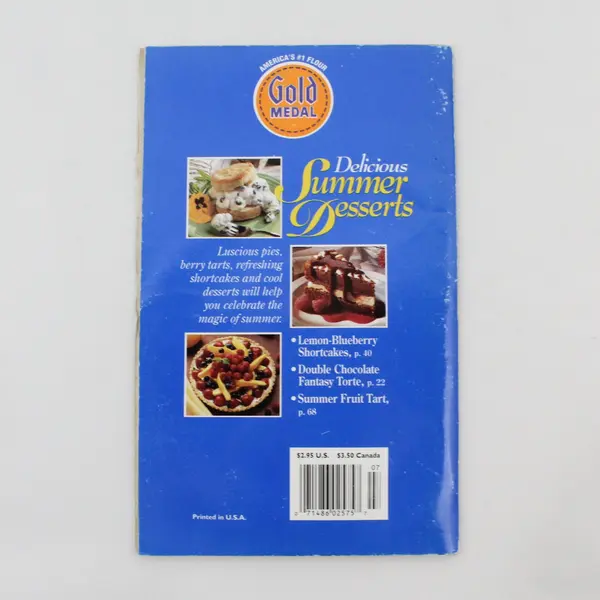 Gold Medal Delicious Summer Desserts Marcia Copeland 1995 Paperback Cookbook