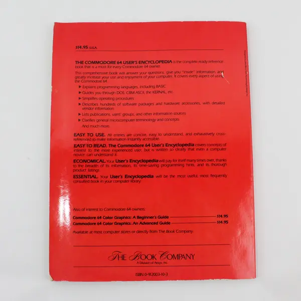 The Commodore 64 User's Encyclopedia - 1984