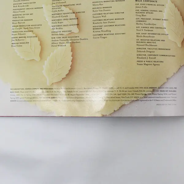 2002 Vintage Martha Stewart Special Issue Holiday Baking Magazine 100 Recipes