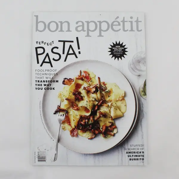 Bon Appetit Oct. 2016 Perfect Pasta Foolproof Techniques Vol. 61 Num. 10