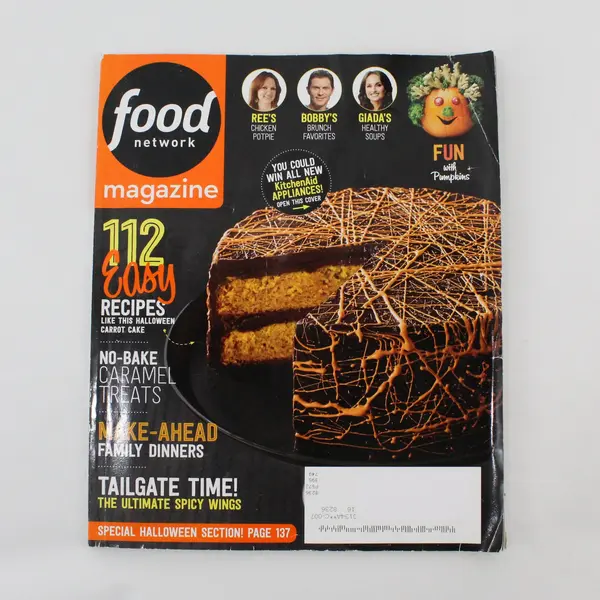 Food Network Magazine October 2015 Special Halloween Section 112 Easy Recipes