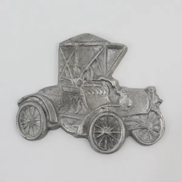 Vintage 1960s-1970s Cast Aluminum Ford Model T Touring Car Wall Plaque