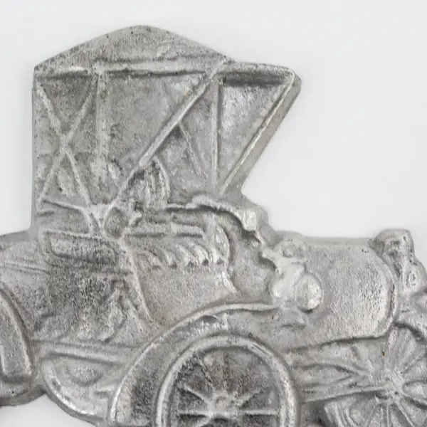 Vintage 1960s-1970s Cast Aluminum Ford Model T Touring Car Wall Plaque