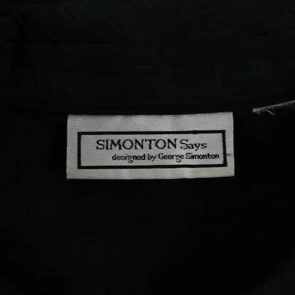 George Simonton Simonton Says Women's Black Button-Front Jacket Sz 18