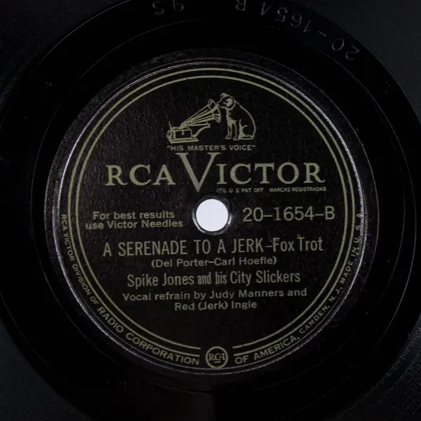 Spike Jones Chloe Fox Trot / Serenade to a Jerk 78 RPM 10" Shellac RCA 20-1654