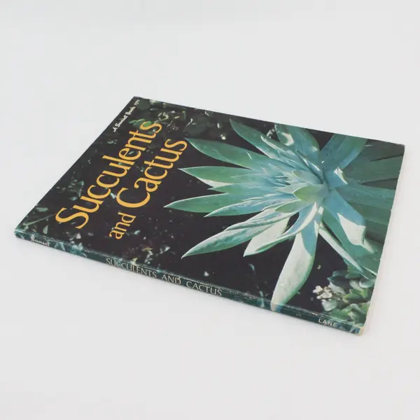 1973 Vintage Book: Succulents And Cactus A Sunset Book