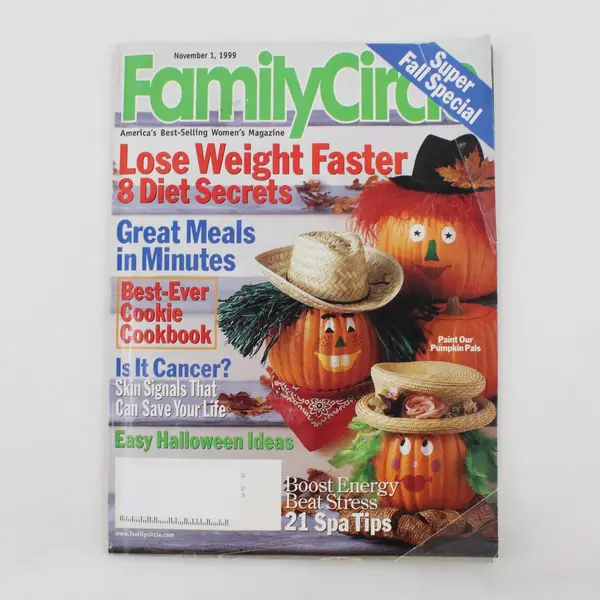 Family Circle Nov 1999 America's Best-Selling Women's Magazine Super Fall
