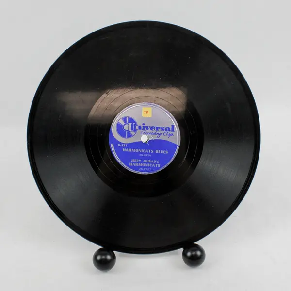 Jerry Murad's Harmonicats Blues/Hair of Gold 10" Shellac 78 RPM Record U-121