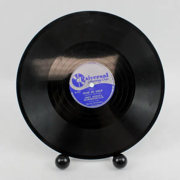 Jerry Murad's Harmonicats Blues/Hair of Gold 10" Shellac 78 RPM Record U-121
