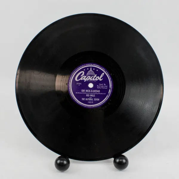 Red Ingle & The Natural Seven 15210 Serutan Yob/Oh! Nick-O-Deemo 10in Shellac 78