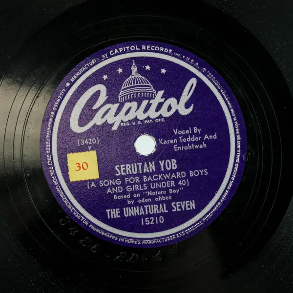 Red Ingle & The Natural Seven 15210 Serutan Yob/Oh! Nick-O-Deemo 10in Shellac 78