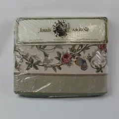 Louis Nichole King Flat Sheet Empire Rose Floral Butterfly Design