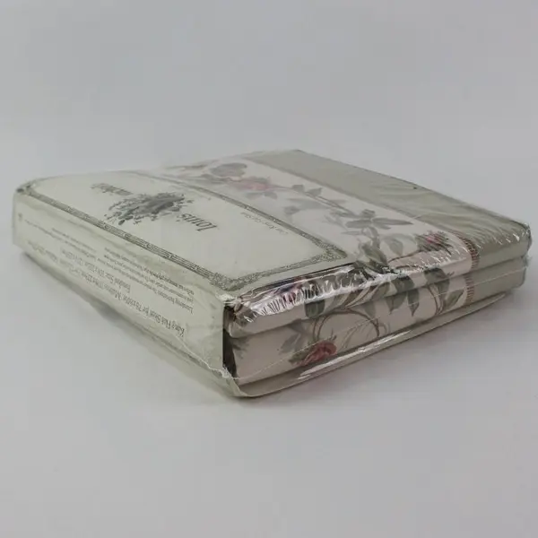 Louis Nichole King Flat Sheet Empire Rose Floral Butterfly Design