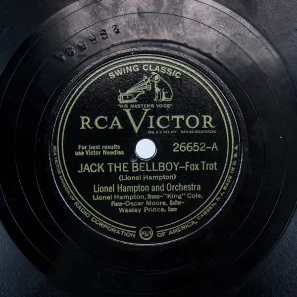 RCA Victor Lionel Hampton Shellac 78RPM 10" Jack the Bellboy/Central Ave