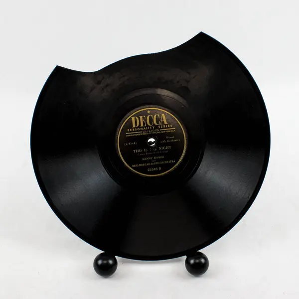 Lot of 6 78RPM 10in Shellac Discs Columbia Victor Brunswick Decca Cracked/Broken