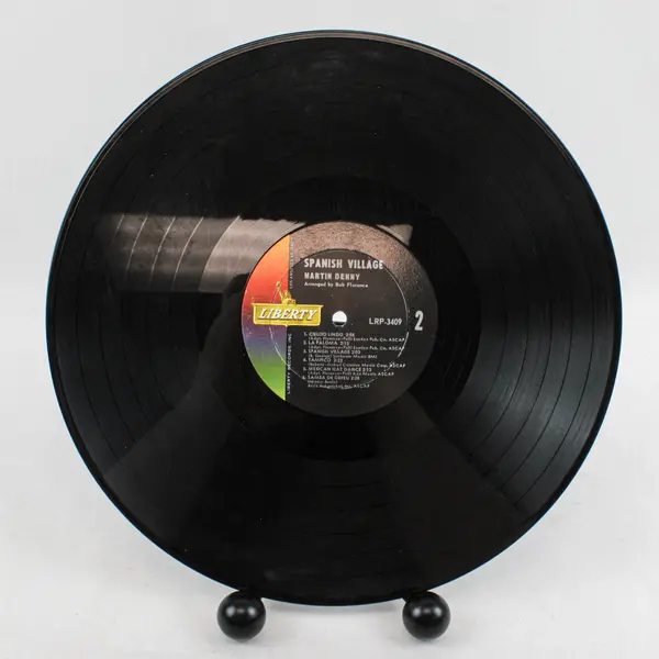 Martin Denny Spanish Village LP Liberty LRP-3409 Exotica Vinyl Record