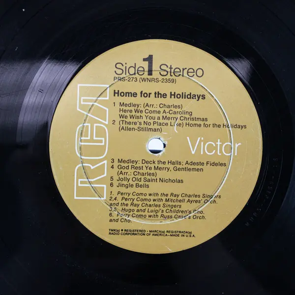 RCA Victor Home for the Holidays PRS-273 Stereo Christmas Vinyl LP Full Record