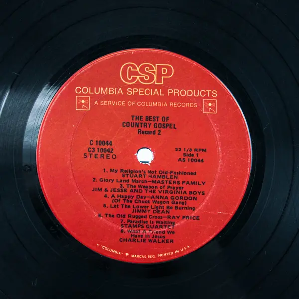 Columbia CSP The Best of Country Gospel LP Record 2 C3 10042 Stereo