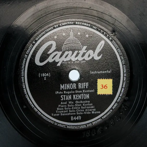 Stan Kenton Down in Chihuahua Minor Riff 10" 78 RPM Shellac Record