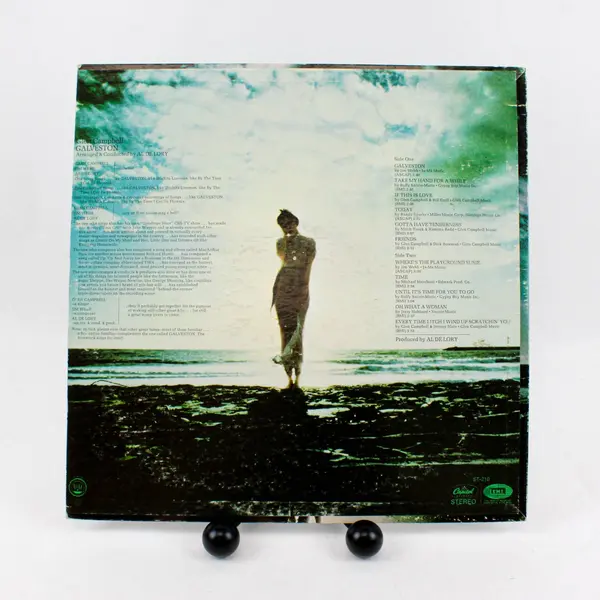 Glen Campbell Galveston Stereo Vinyl LP Capitol Records 1969