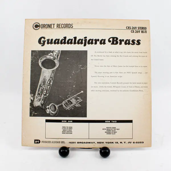Guadalajara Brass LP Coronet CXS-269 Zorba the Greek Whipped Cream Taste Honey