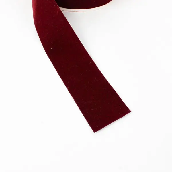 Vintage Trim A Home Burgundy Velvet Holiday Ribbon Spool, 2"W, 75 ft. 