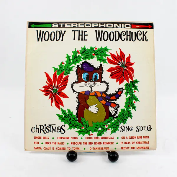 Woody the Woodchuck Christmas Sing Song Vinyl Record XMS-6 Stereo