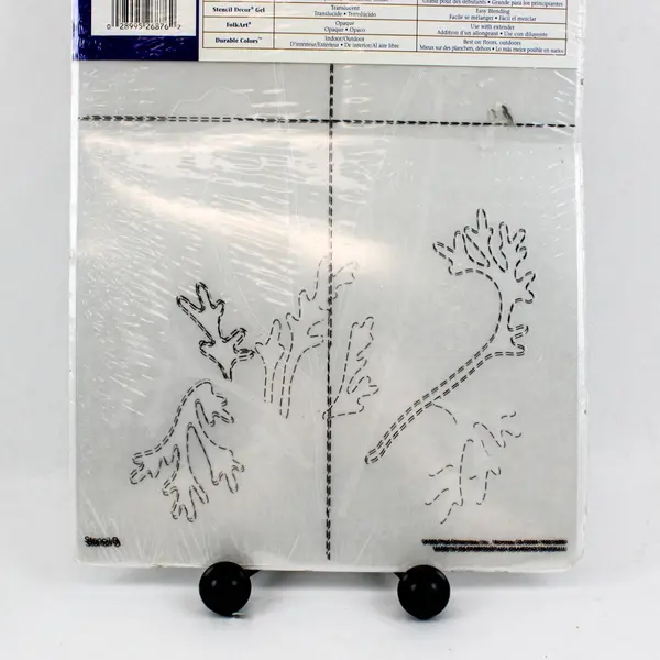 Plaid Stencil Decor Poppies Mural Susan Philpott 26876 3 Mylar Sheets New