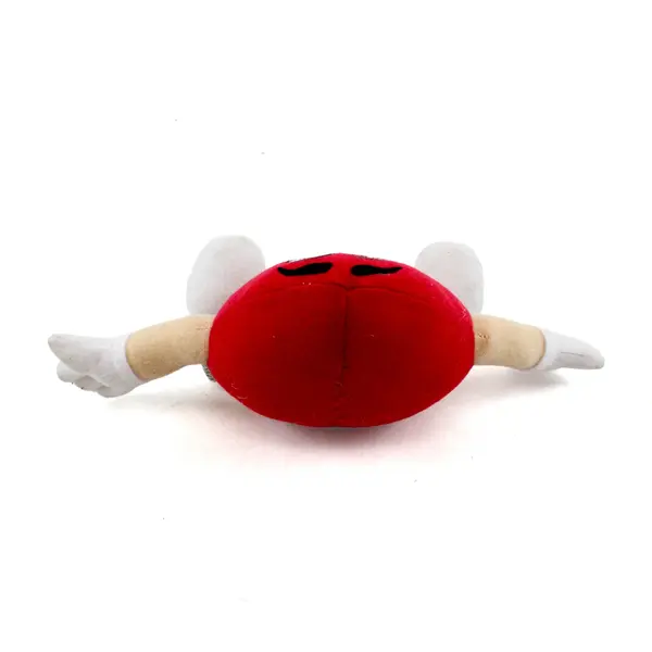 Red M&M's Plush Toy Stuffed Character Bendable Arms Advertising Collectible