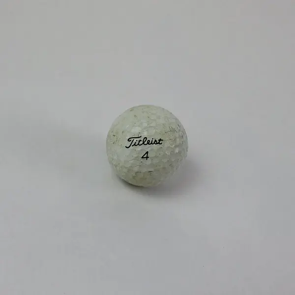 Titleist DT Golf Balls Set of 4 Used White Practice