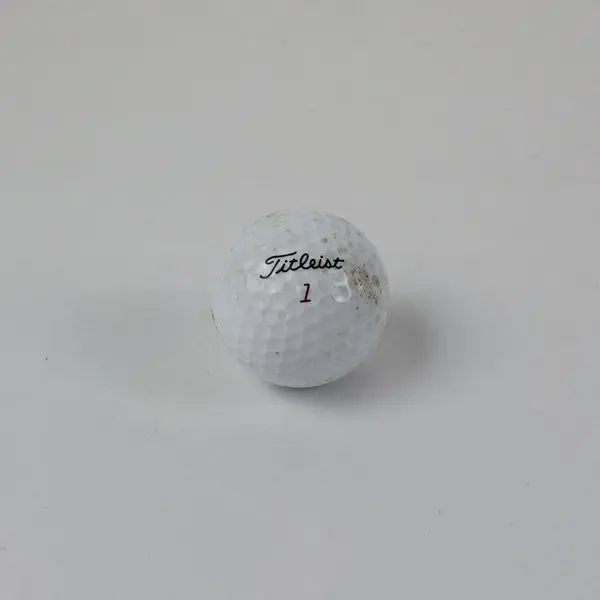 4 Used Titleist Golf Balls Practice Casual Play White