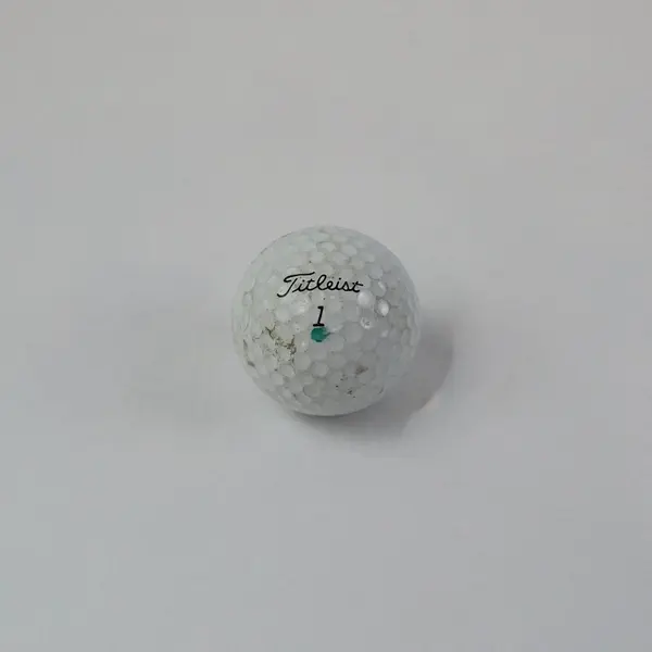 4 Used Titleist Golf Balls Practice Casual Play White