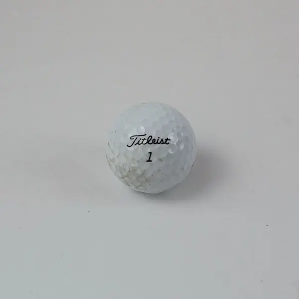 4 Used Titleist Golf Balls Practice Casual Play White