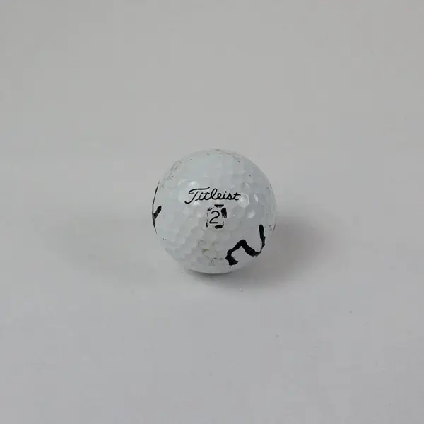 Titleist Golf Balls 4 Used Pre-Owned White Practice Casual Play