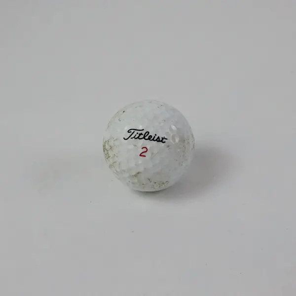 Titleist Golf Balls 4 Used Pre-Owned White Practice Casual Play