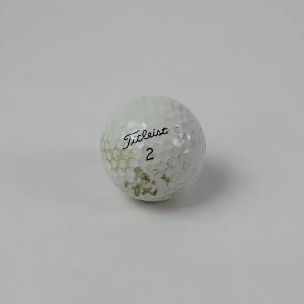 Titleist Golf Balls 4 Used Pre-Owned White Practice Casual Play