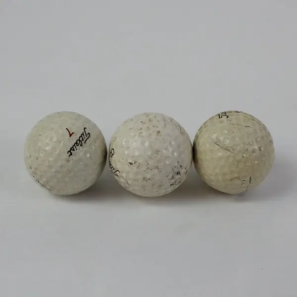 Lot of 6 Titleist Pro Used Golf Balls for Practice or Casual Rounds Mixed Series